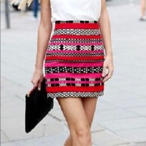 Zara Aztec Tribal Miniskirt